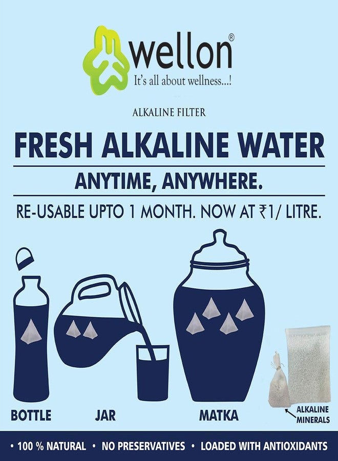 WELLON أكياس خرز الماء القلوي من ويلون لزيادة درجة الحموضة (pH) وإمكانية الأكسدة والاختزال (ORP) وإضافة المعادن المفيدة. (4) - Image 4